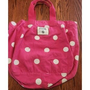 Y2k Style Victoria Secret PINK Collection Polka Dot Bag Pink And White